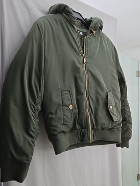 Jordan Craig Kid's Squardon Hooded Bomber Jacket - Olive Green
